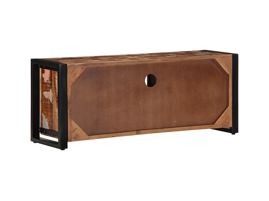Meuble TV 100x30x40 cm Bois de récupération solide