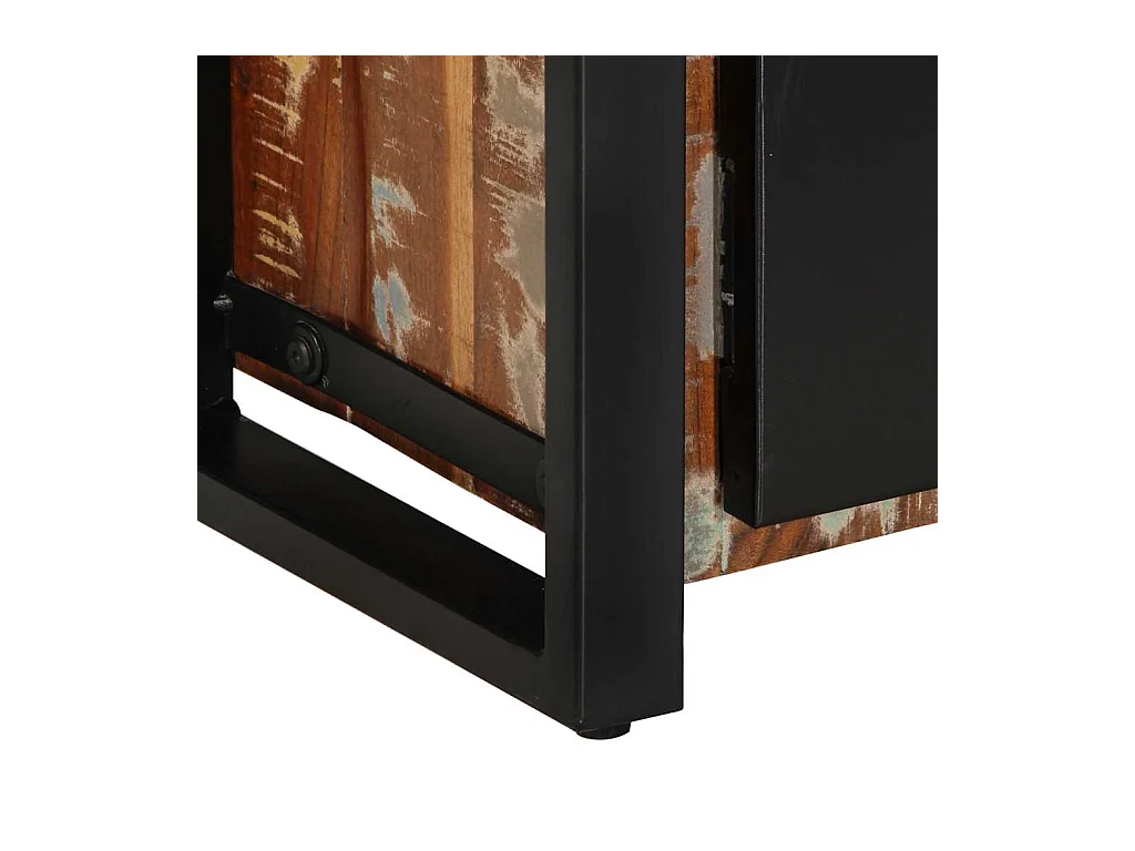 Meuble TV 100x30x40 cm Bois de récupération solide