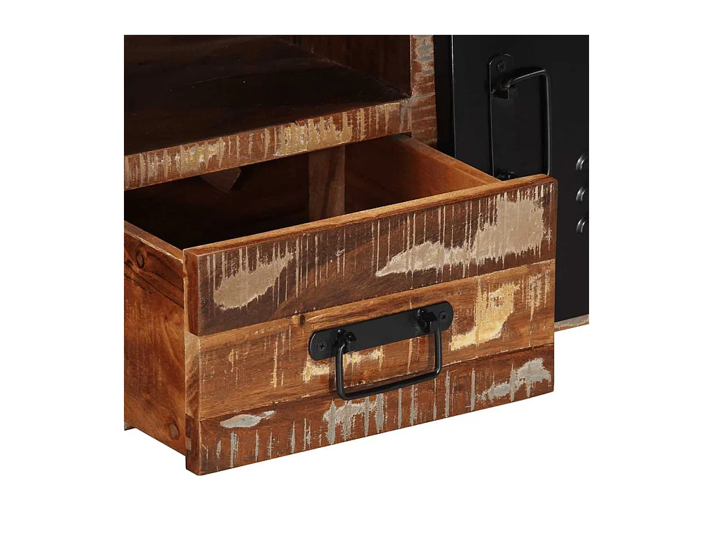 Meuble TV 100x30x40 cm Bois de récupération solide