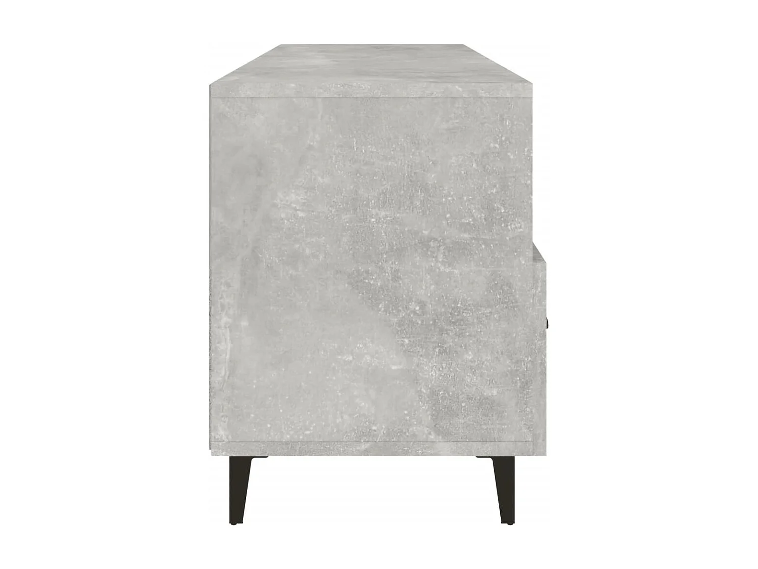 Meuble TV Gris béton 102x35x50 cm Bois d'ingénierie