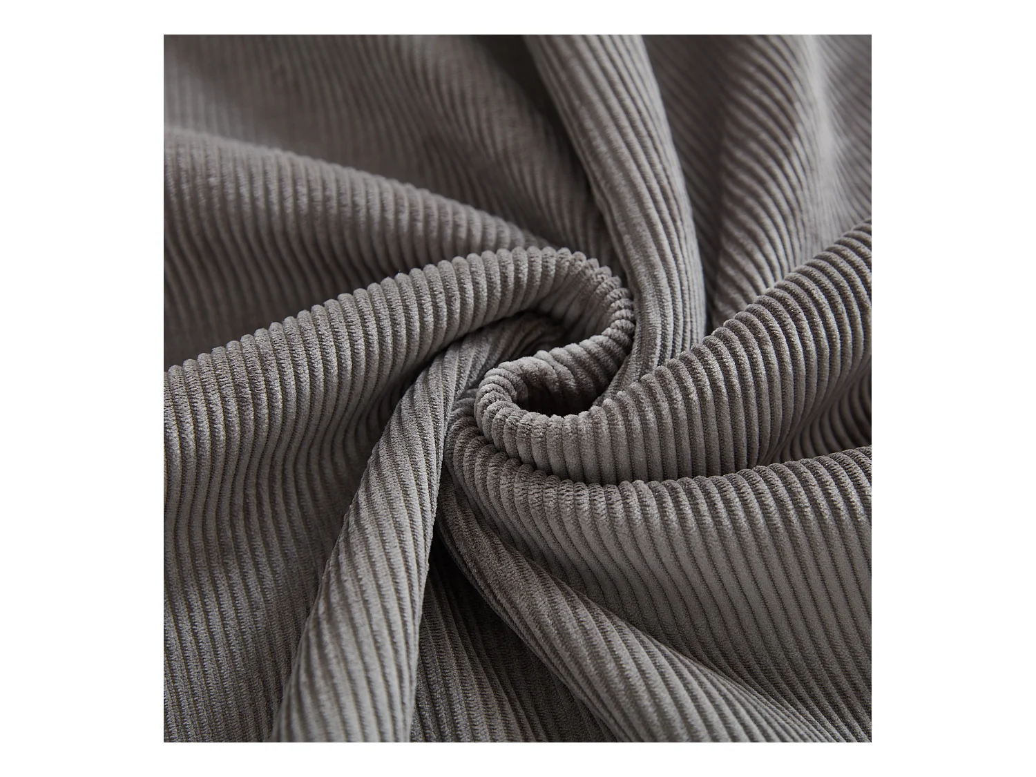 Canapé d'appoint modulable, design ergonomique en mousse mémoire, gris foncé (105x95x85cm)