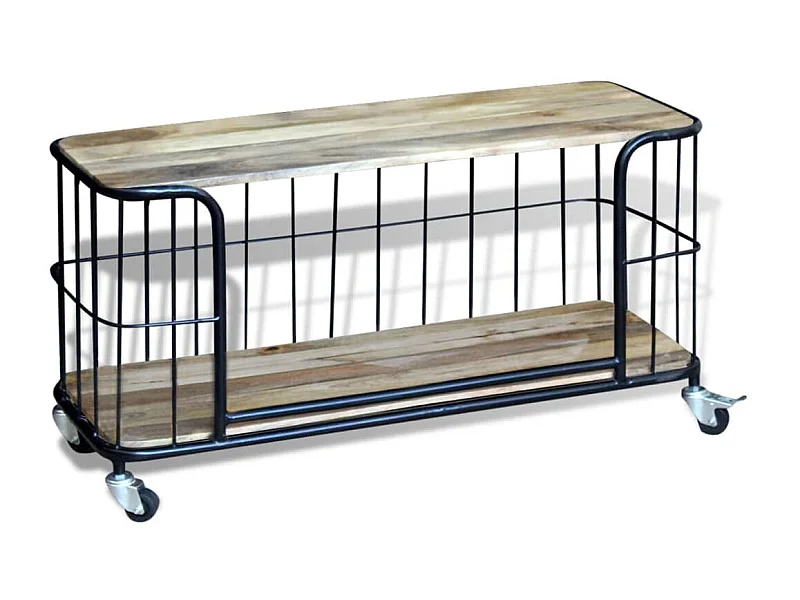 TV-meubel 100x40x45 cm Massief mangohout