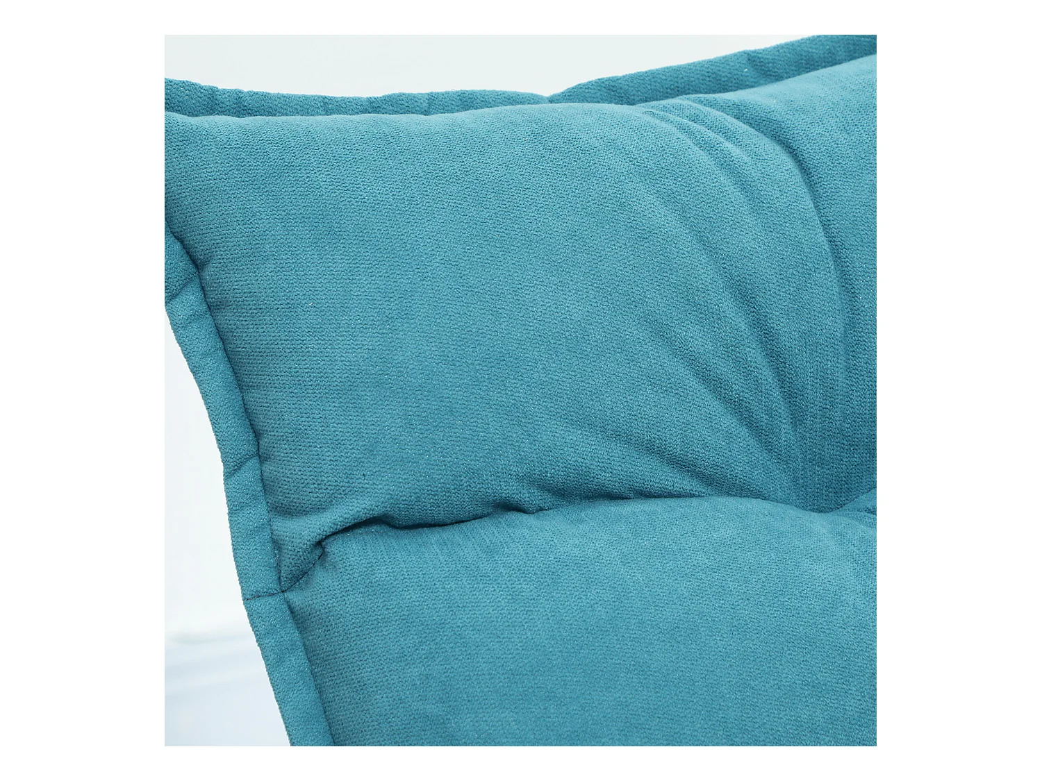 Verstelbare draaibare vloerstoel, elegant design, staal, blauw, met verstelbare rugleuning (62x70x95cm)