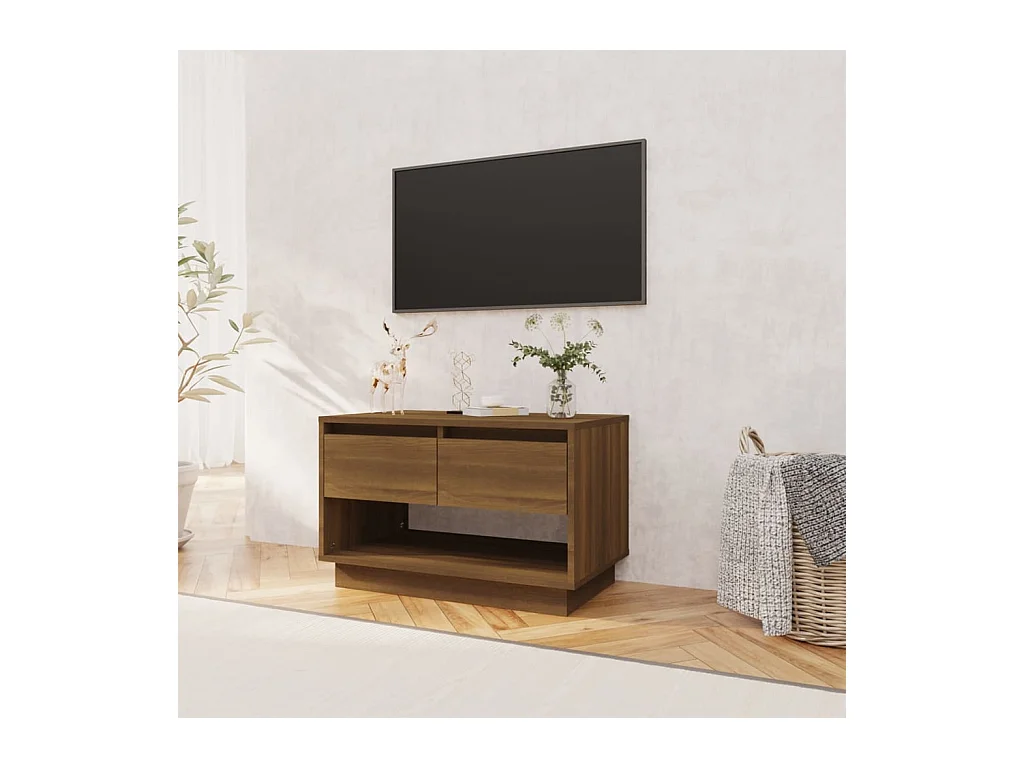 TV-meubel Bruin eiken 70x41x44 cm Technisch hout