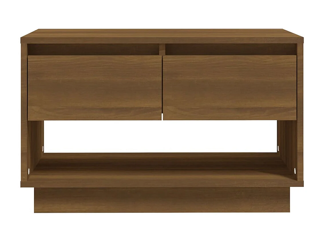 Meuble TV Chêne marron 70x41x44 cm Bois d'ingénierie