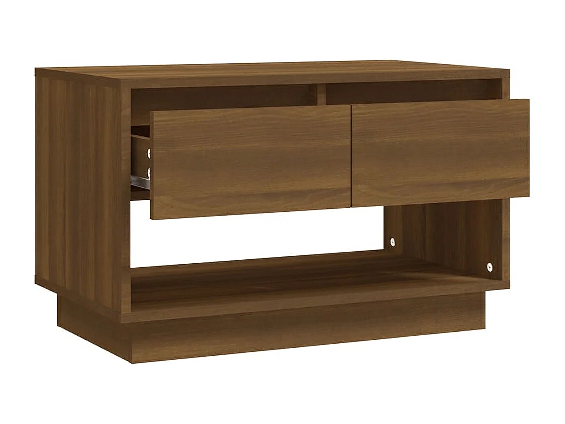 Meuble TV Chêne marron 70x41x44 cm Bois d'ingénierie