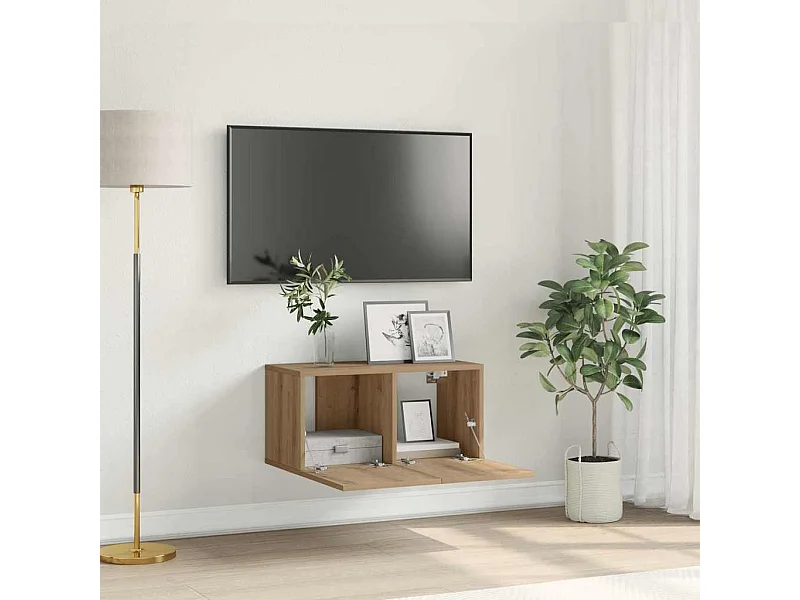 Mobile TV marrone 60 x 30 x 30 cm in legno ingegnerizzato