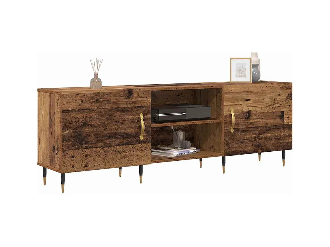 Meuble TV Bois ancien 150 x 30 x 50 cm Bois d'ingénierie