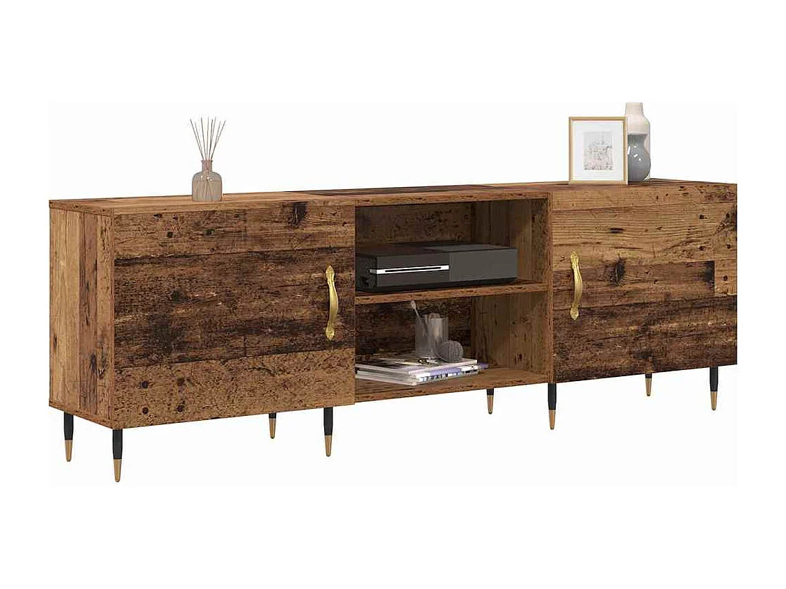 Mobile TV in legno antico 150 x 30 x 50 cm Legno ingegnerizzato