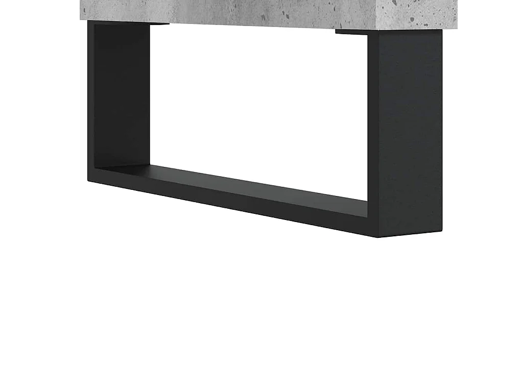 Mobile TV grigio cemento 150x30x44,5 cm in legno ingegnerizzato