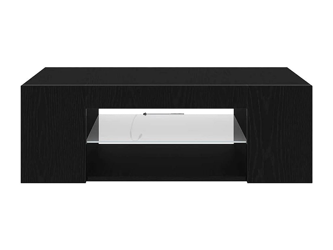 Meuble TV Noir 90 x 39 x 30 cm Bois d'ingénierie