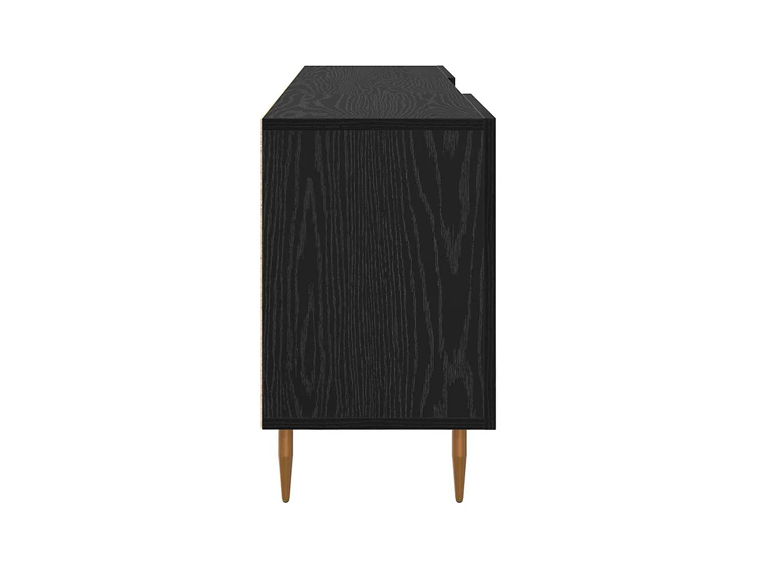 Meuble TV Chêne noir 150 x 30 x 50 cm Bois d'ingénierie