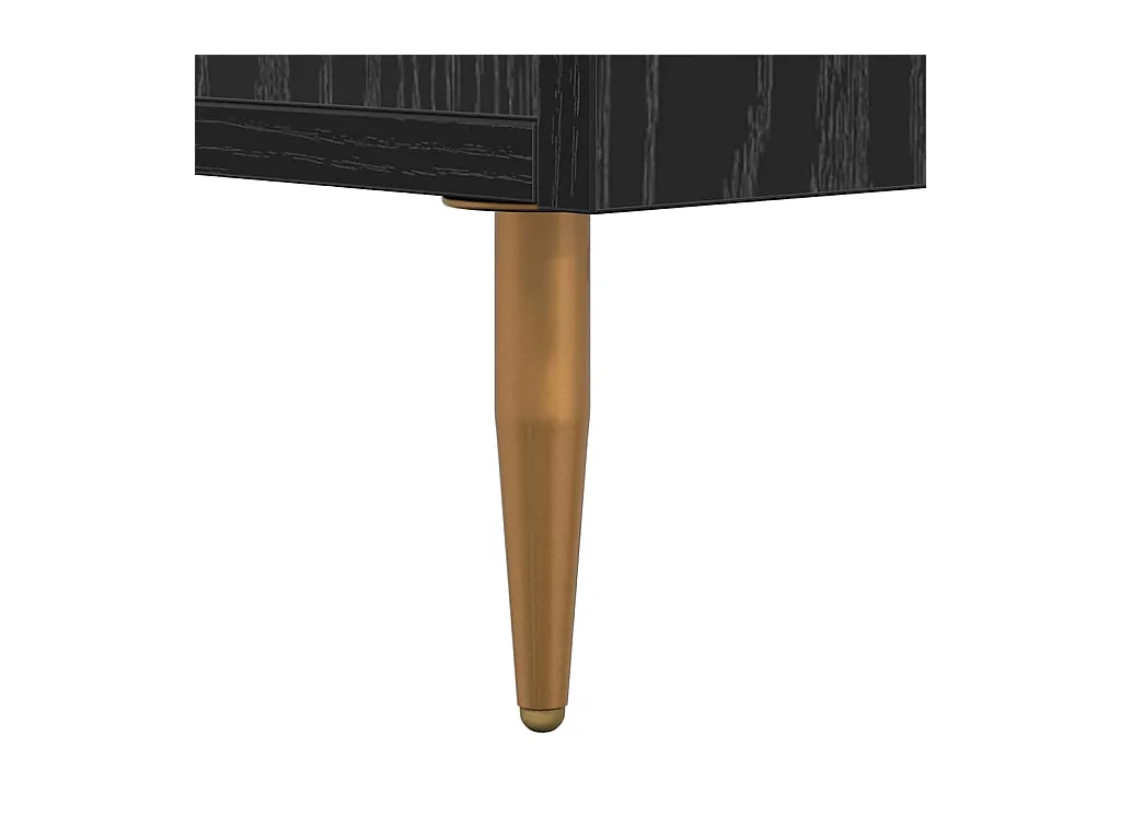 Meuble TV Chêne noir 150 x 30 x 50 cm Bois d'ingénierie