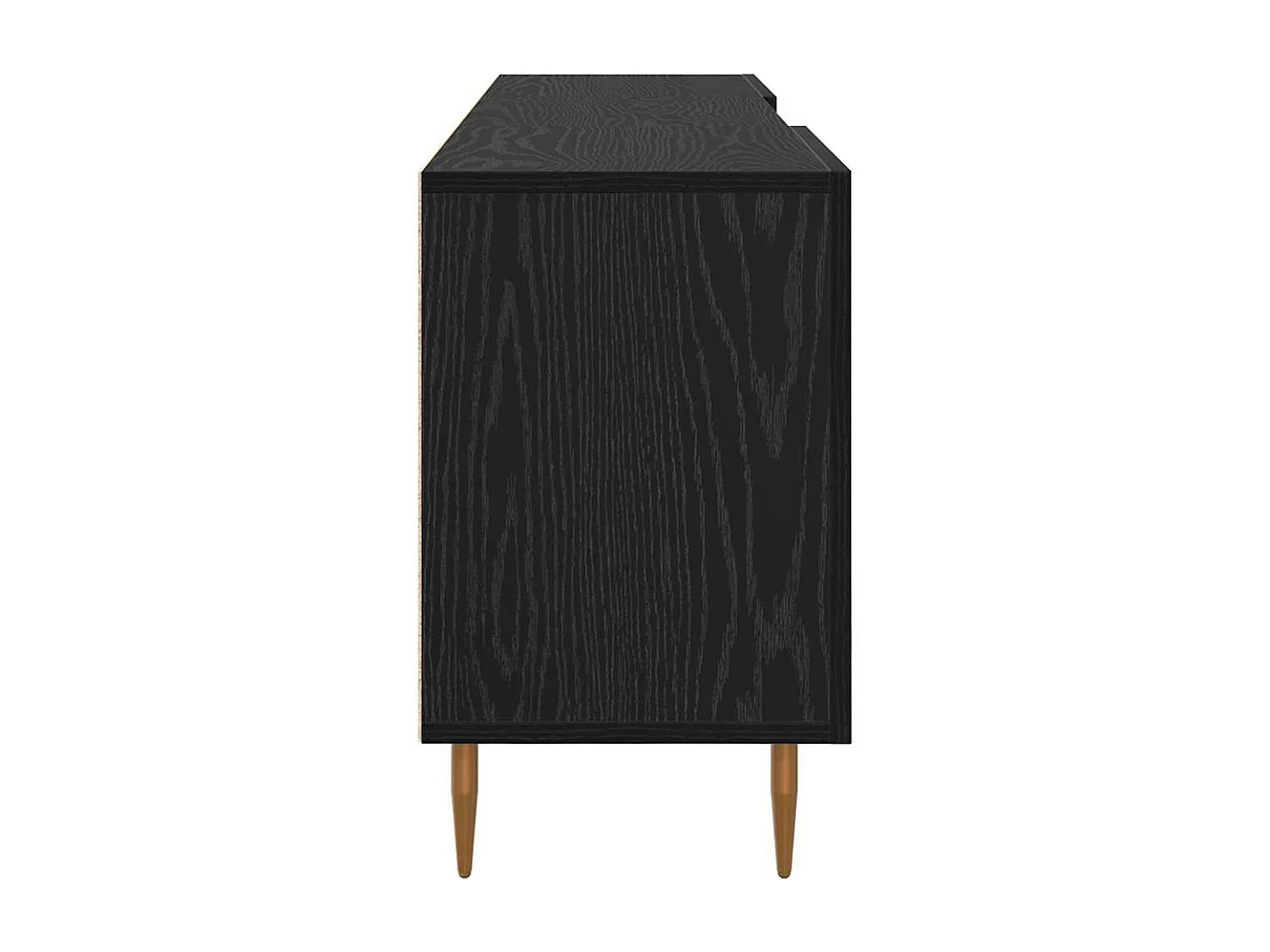 Meuble TV Chêne noir 150 x 30 x 50 cm Bois d'ingénierie
