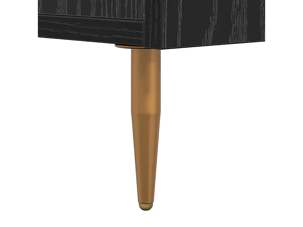 Meuble TV Chêne noir 150 x 30 x 50 cm Bois d'ingénierie