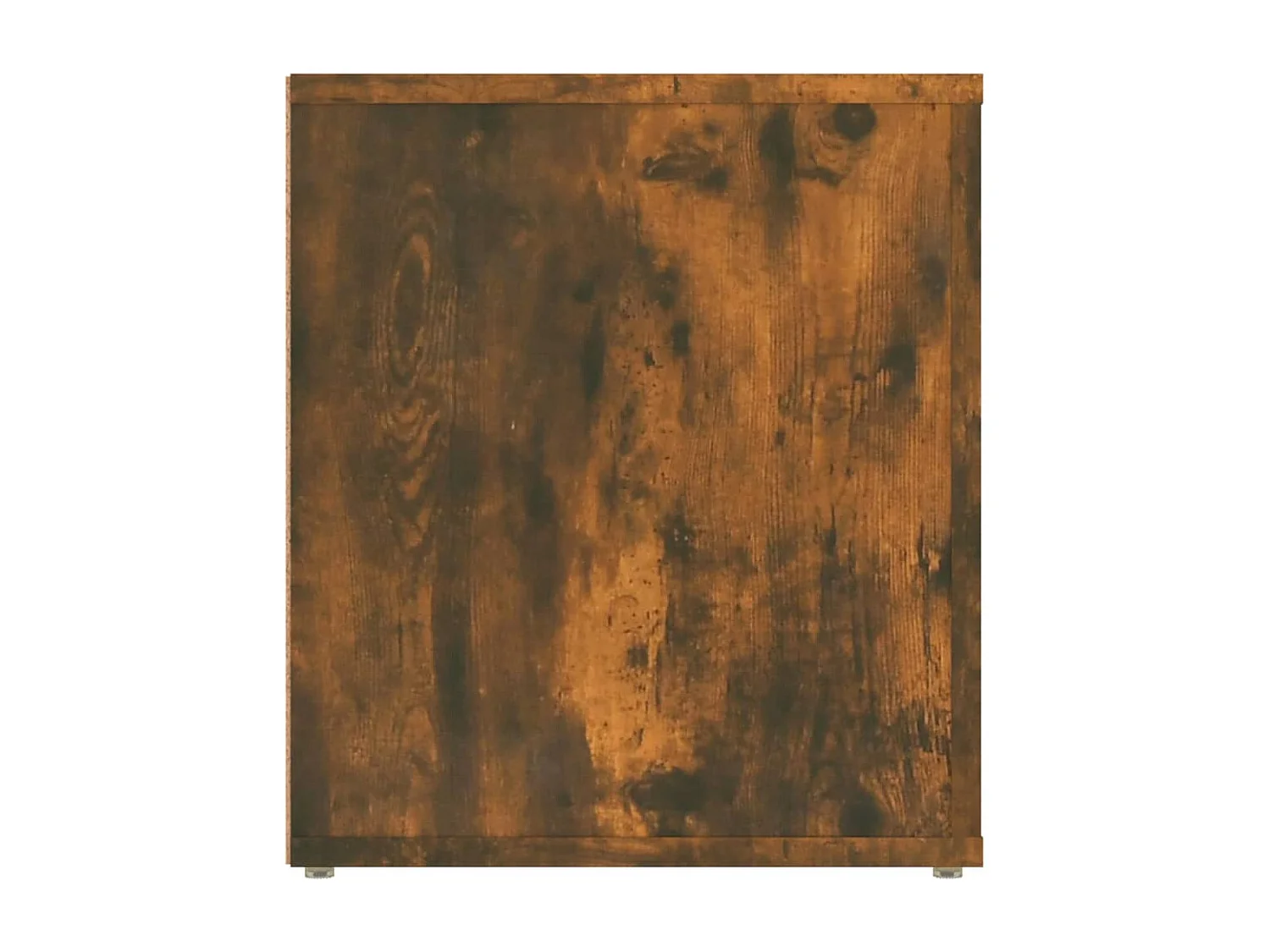 Gerookt eiken tv-meubel 100x35x40 cm bewerkt hout