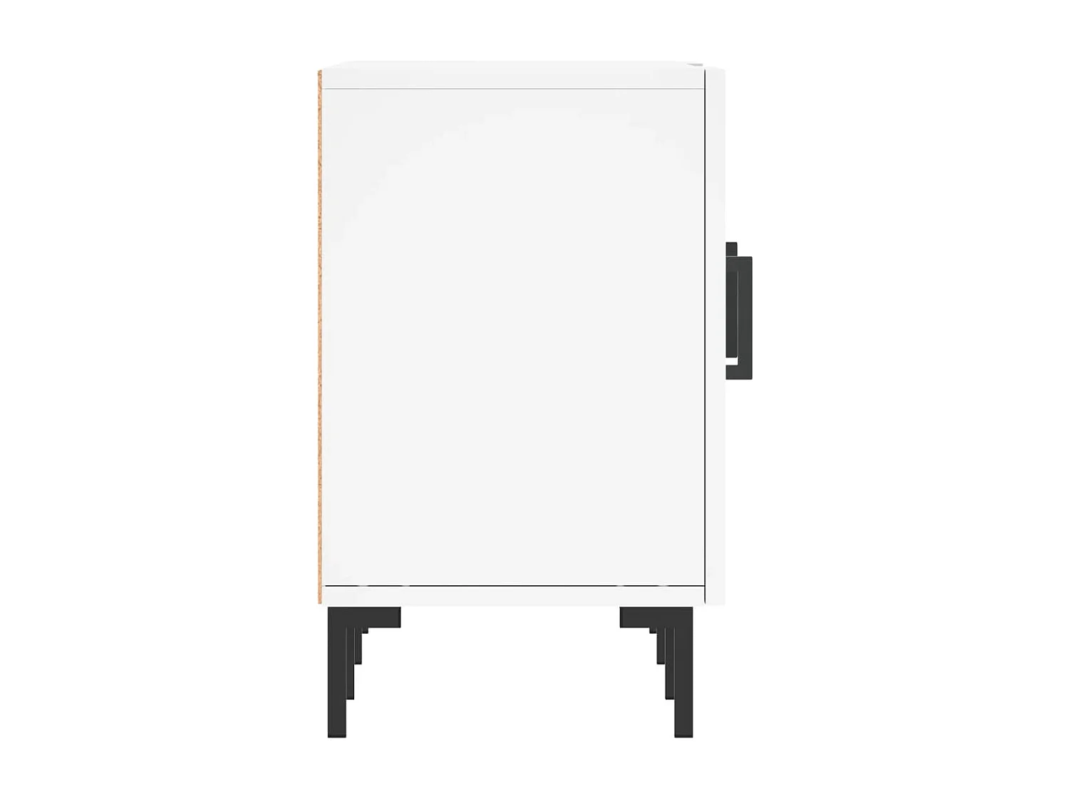 Meuble TV blanc 150x30x50 cm bois d'ingénierie