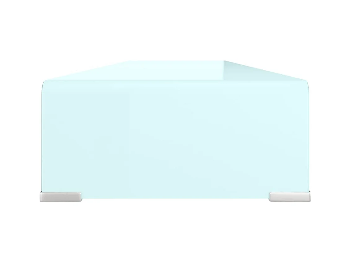 Soporte para TV/Monitor 110x30x13 cm cristal verde