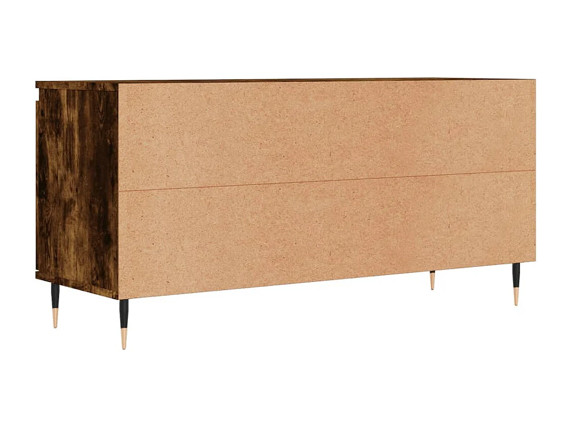 TV-Schrank aus geräucherter Eiche 104x35x50 cm Holzwerkstoff