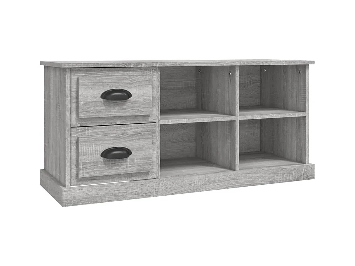 Sonoma TV-Schrank grau 102x35,5x47,5 cm Holzwerkstoff