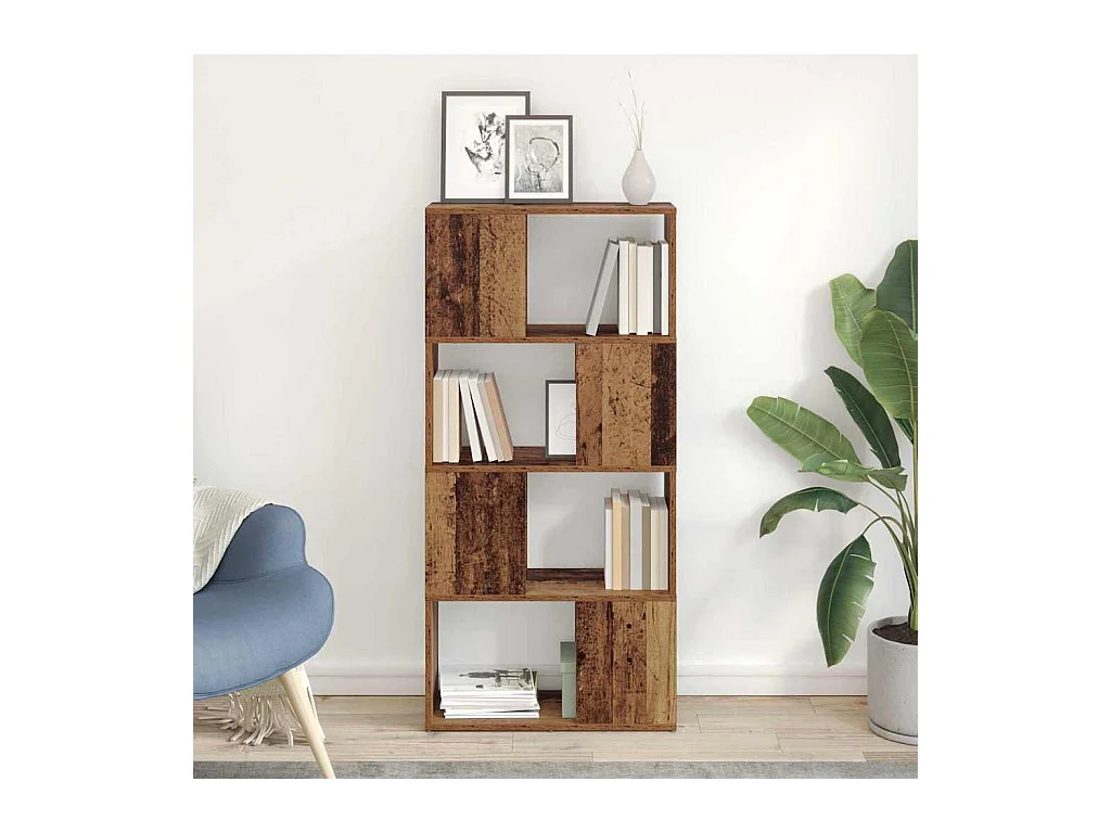 Centre de divertissement Marron 60 x 24 x 124 cm