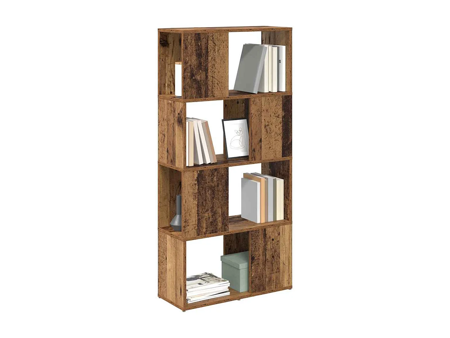 Centre de divertissement Marron 60 x 24 x 124 cm