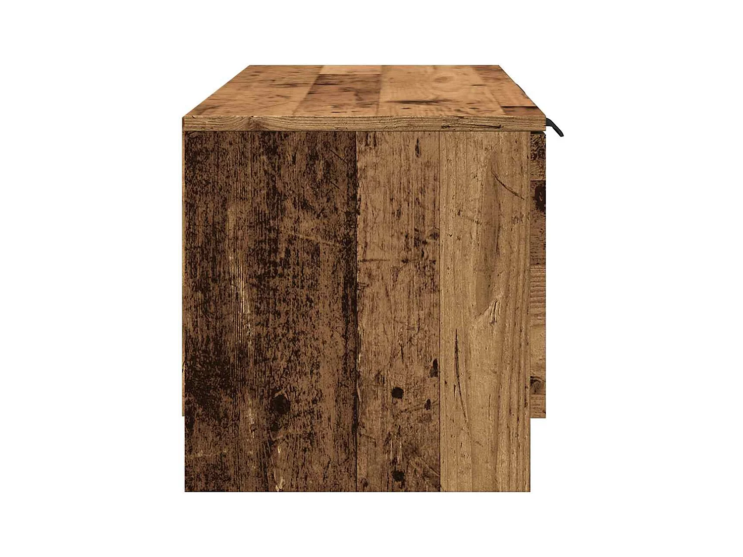 Meuble TV vieux bois 102x35x36,5 cm bois d'ingénierie