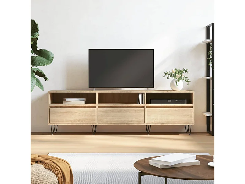 Sonoma eiken tv-kast 150x30x44,5 cm bewerkt hout