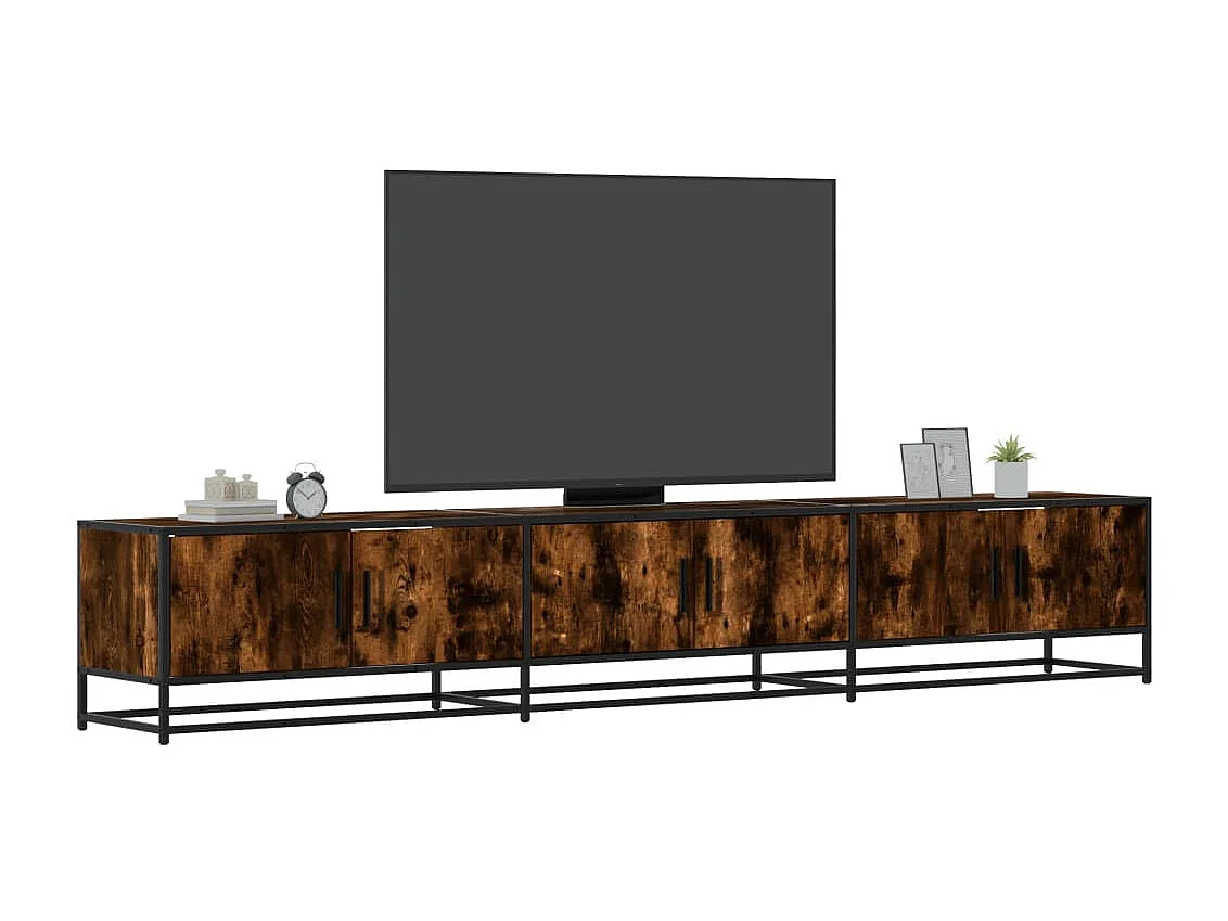 TV-Schrank aus geräucherter Eiche 240 x 35 x 41 cm, Holzwerkstoff