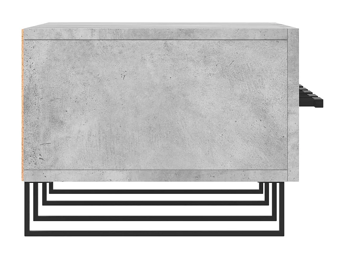 Mueble de TV gris hormigón 150x36x30 cm madera de ingeniería