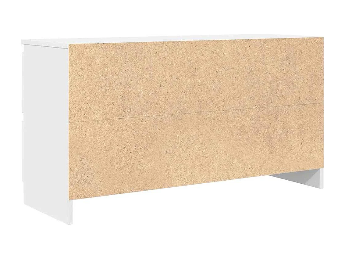 Meuble TV blanc 100x35x54 cm bois d'ingénierie