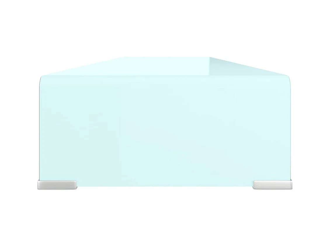 Meuble TV/Support pour moniteur 120x30x13 cm verre vert