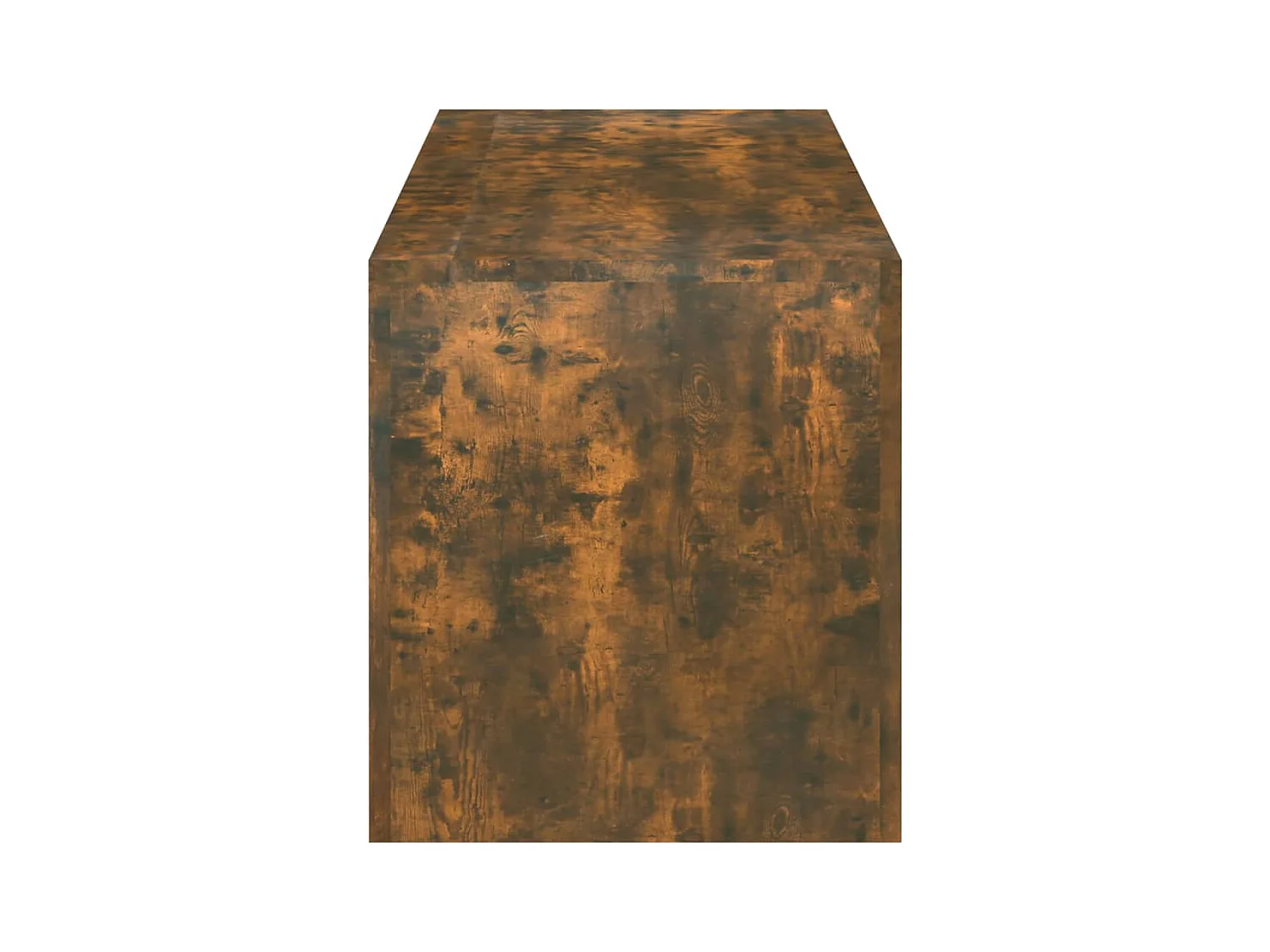 Meuble TV avec lumières LED chêne fumé 120x35x40 cm