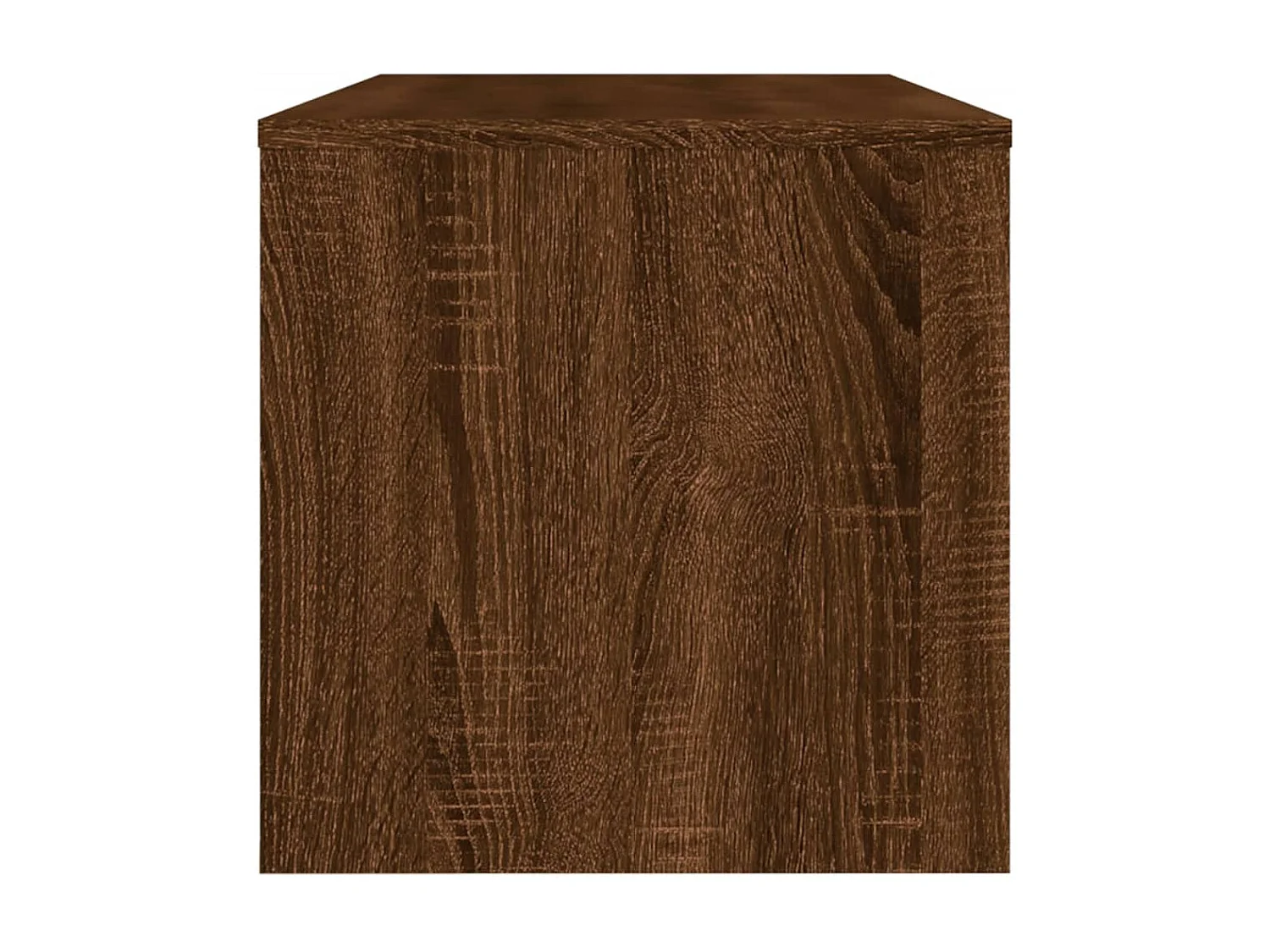 Meuble TV chêne marron 120x34x37 cm bois d'ingénierie