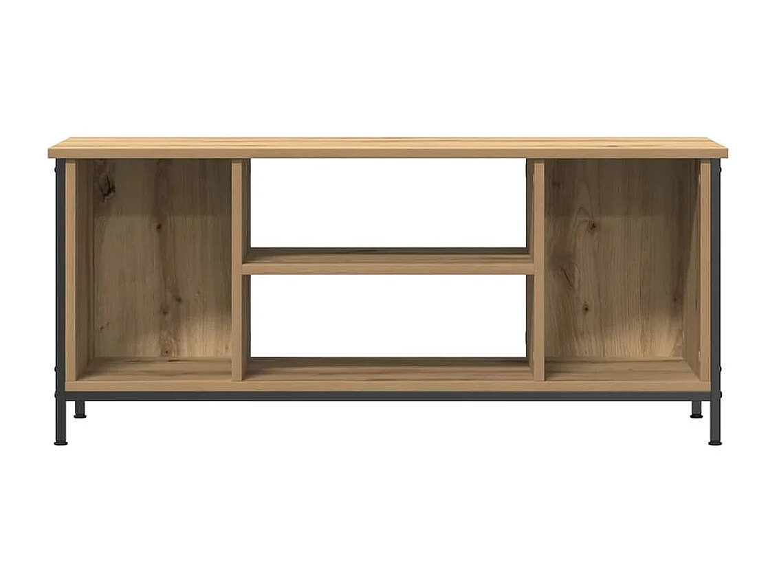 Meuble TV chêne artisanal 102 x 35 x 45 cm Bois d'ingénierie