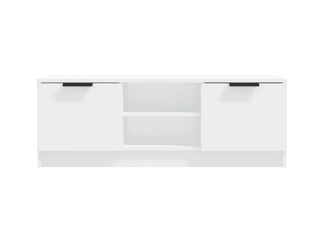 Witte tv-kast 102x35x36,5 cm Technisch hout