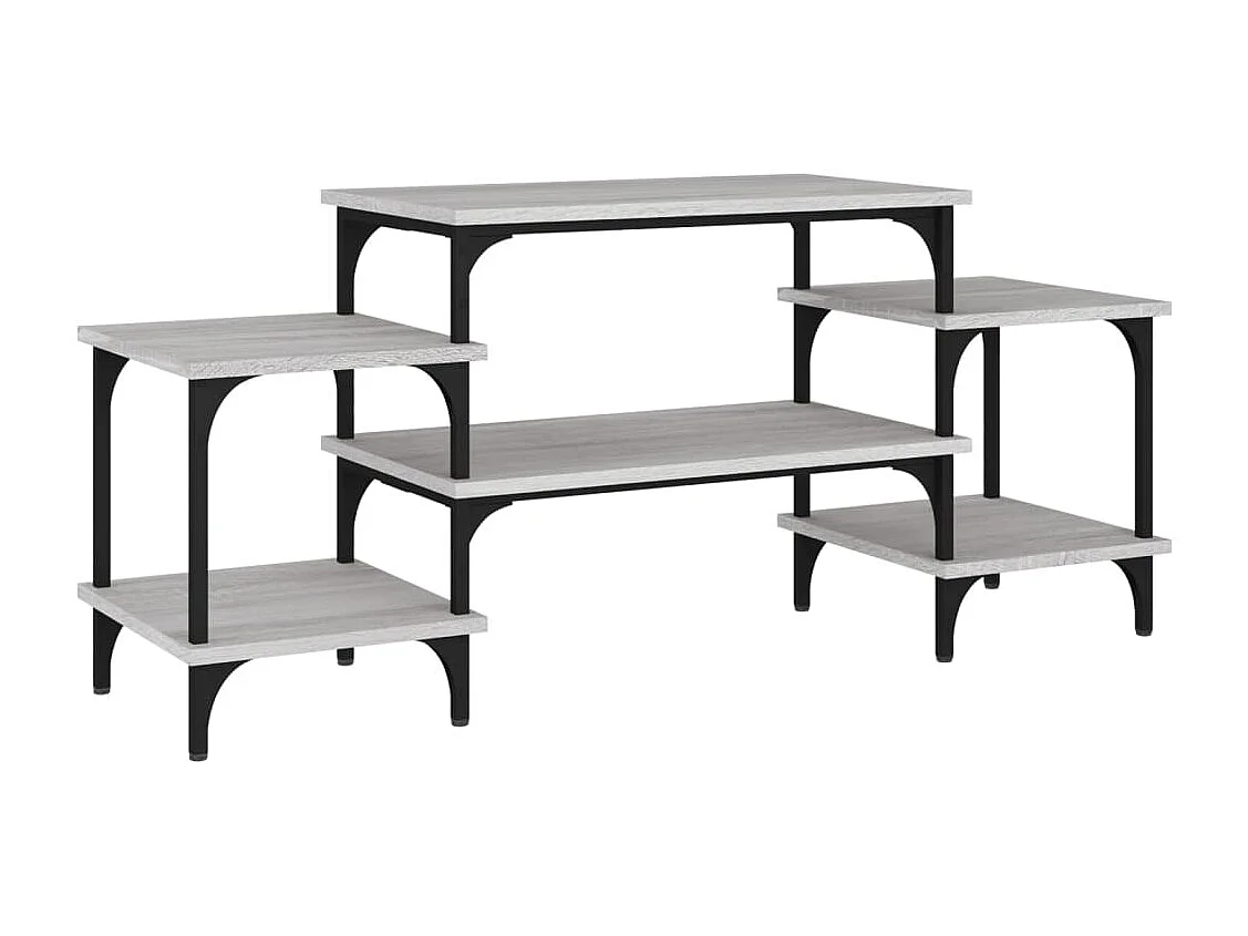 Meuble TV Sonoma gris 117x35x52 cm Bois d'ingénierie