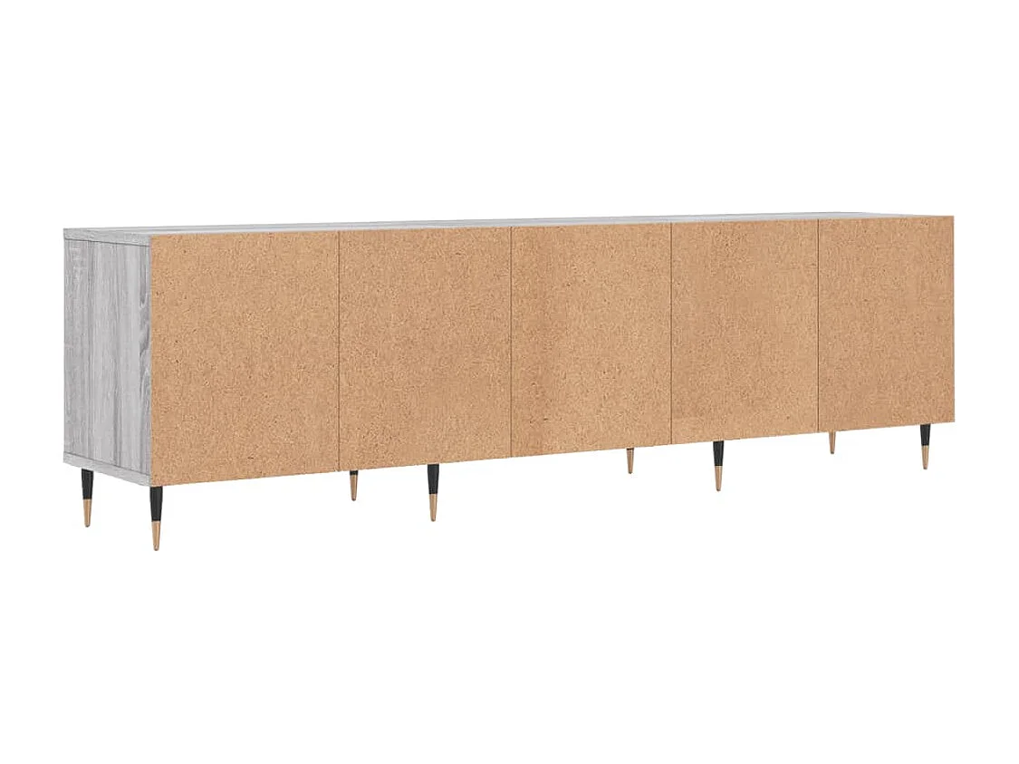 Mobile TV grigio Sonoma 150x30x44,5 cm in legno ingegnerizzato