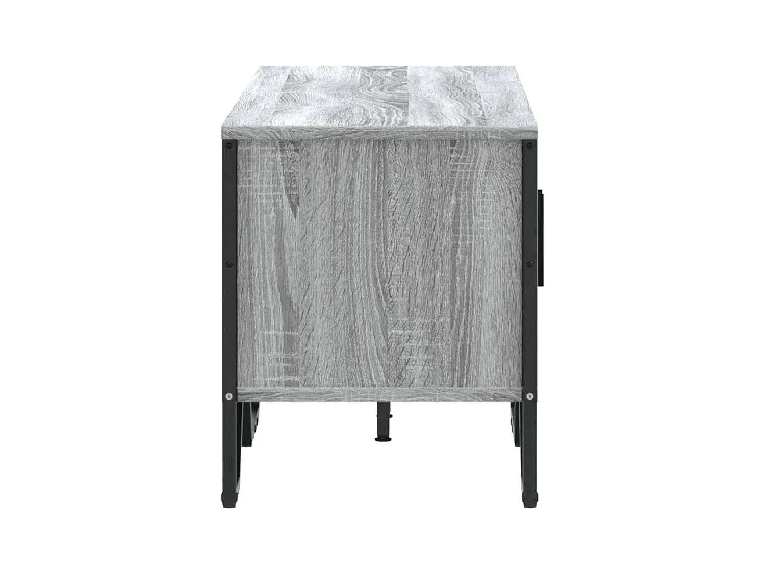 Meuble TV sonoma gris 122x34x41 cm bois d'ingénierie
