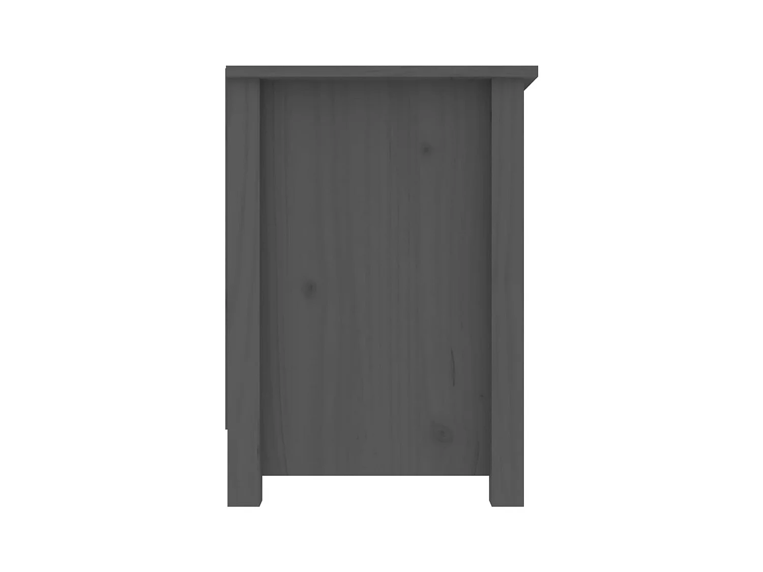 Grijze tv-kast 103x36,5x52 cm Massief grenenhout