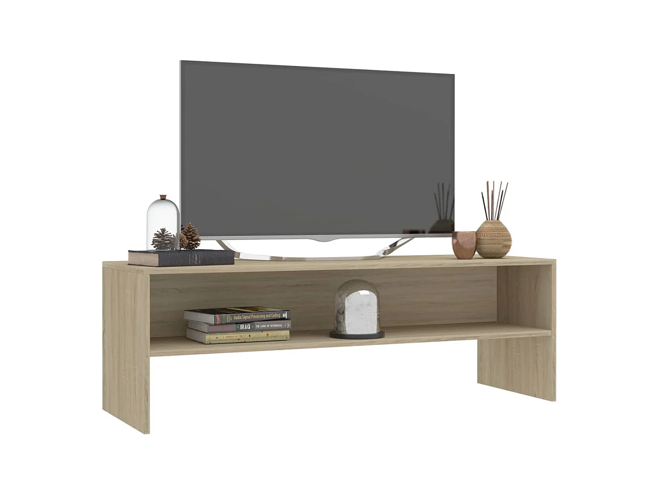 Mobile TV in rovere Sonoma 120x40x40 cm in legno ingegnerizzato