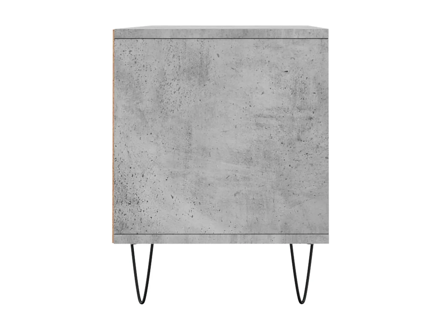 Meuble TV gris béton 100x34,5x44,5 cm bois d'ingénierie