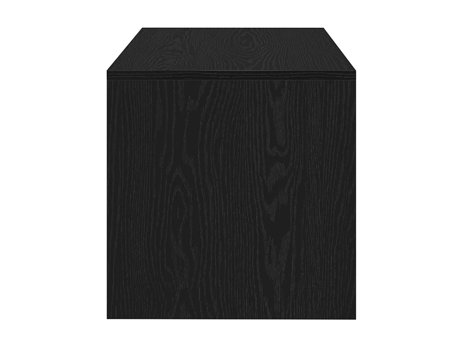 Meuble TV chêne noir 60x40x40 cm bois d'ingénierie