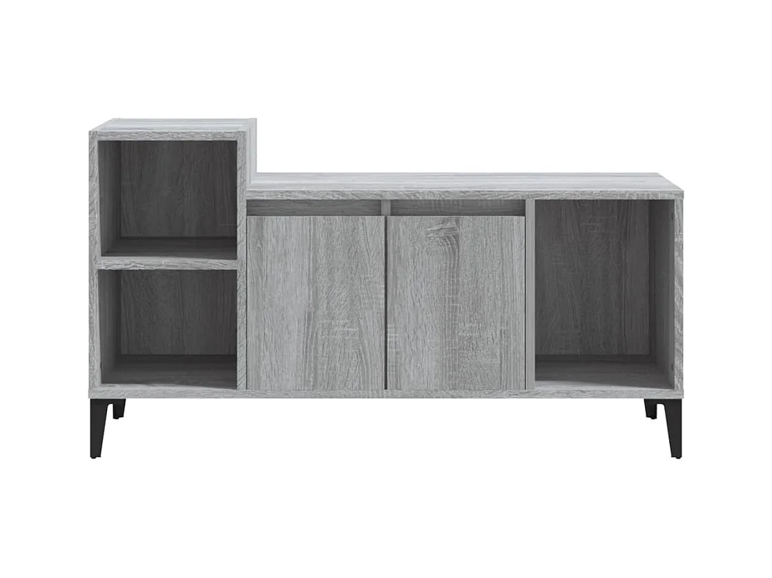 Meuble TV Sonoma gris 100x35x55 cm Bois d'ingénierie