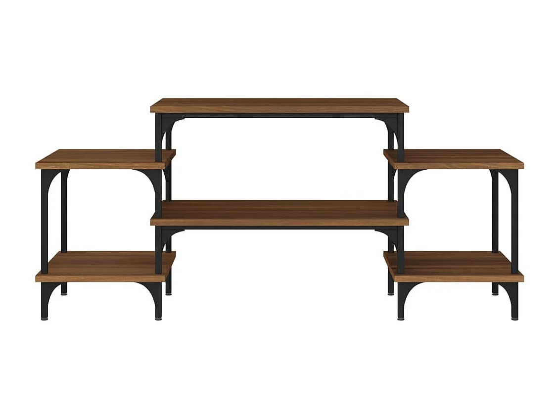 Mobile TV Rovere marrone 117x35x52 cm Legno ingegnerizzato