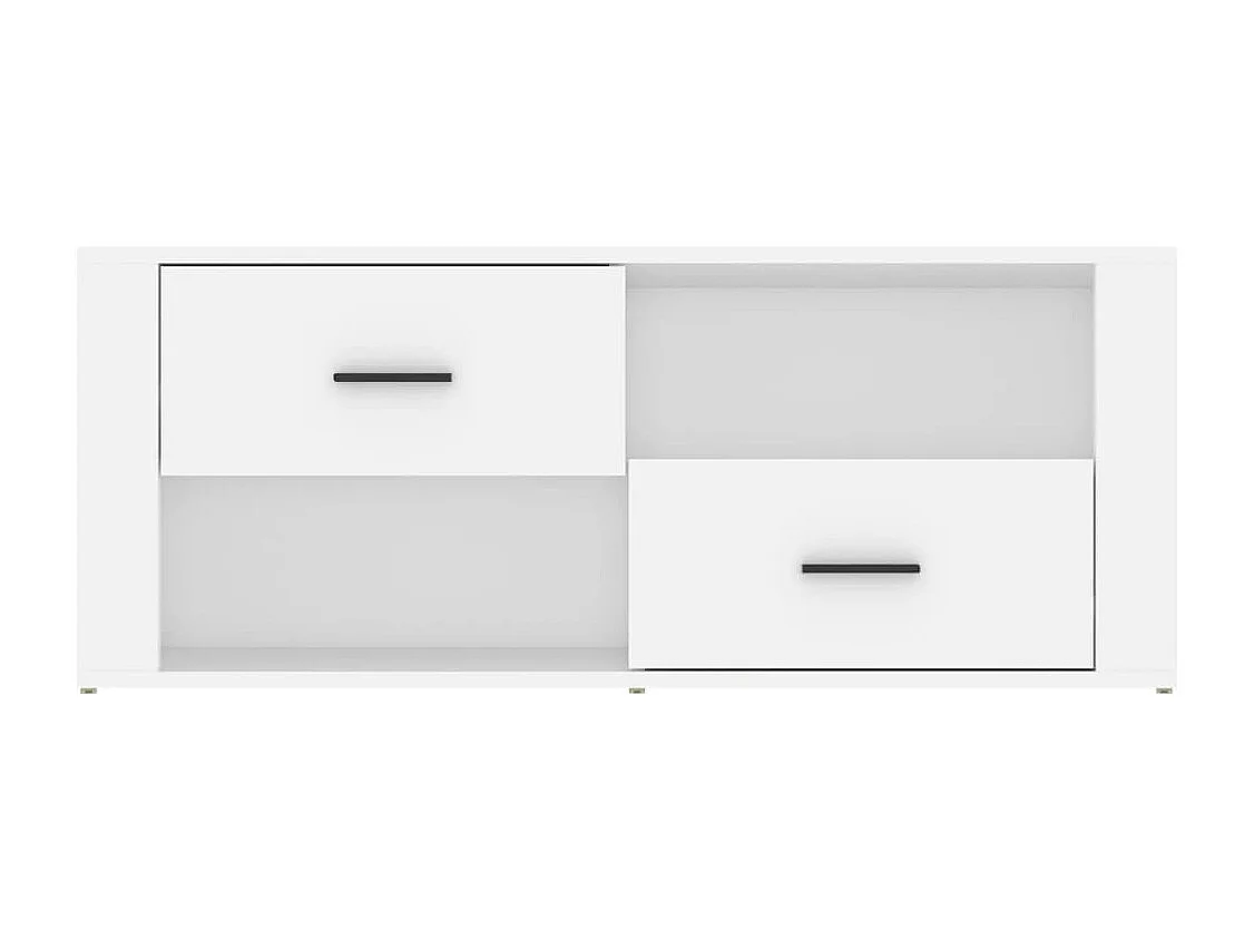 Mobile TV bianco 100x35x40 cm Legno ingegnerizzato