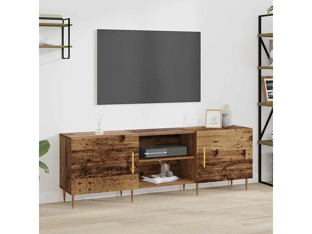 Mobile TV in legno antico 150 x 30 x 50 cm Legno ingegnerizzato