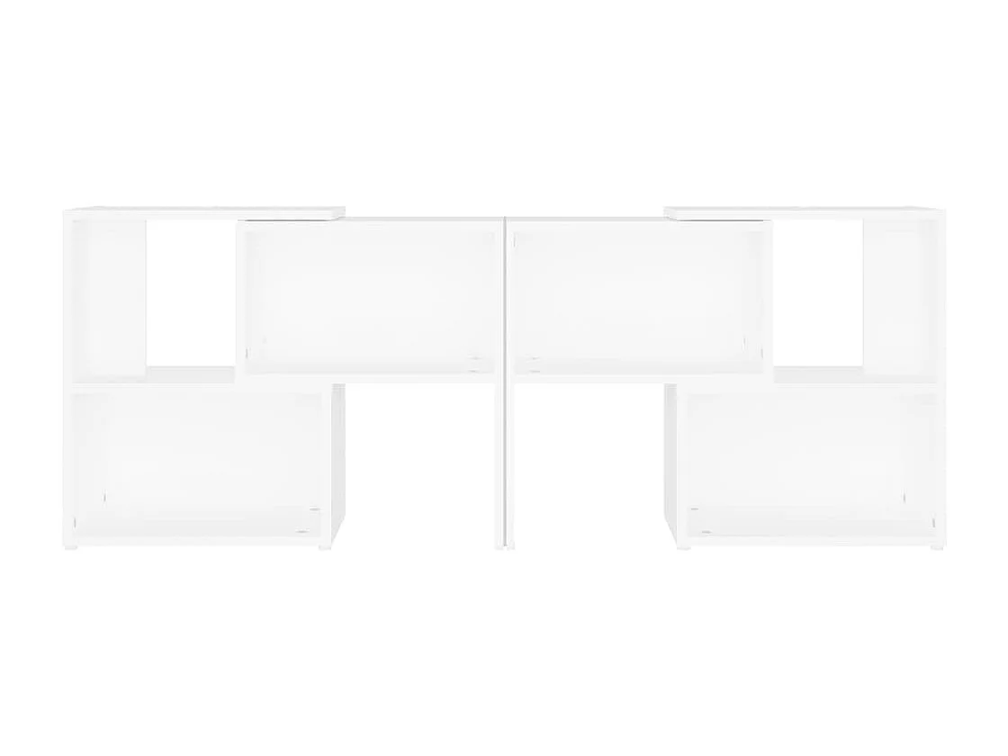 Meuble TV Blanc 104x30x52 cm Bois d’ingénierie