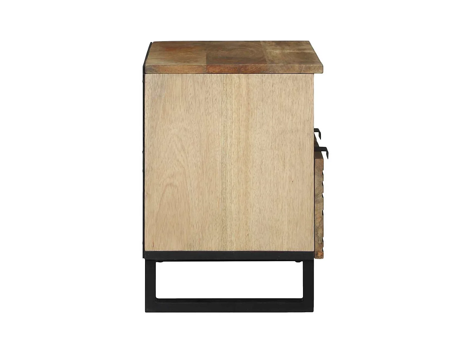 Cabinet TV Marron 70 x 33 x 46 cm bois de manguier massif