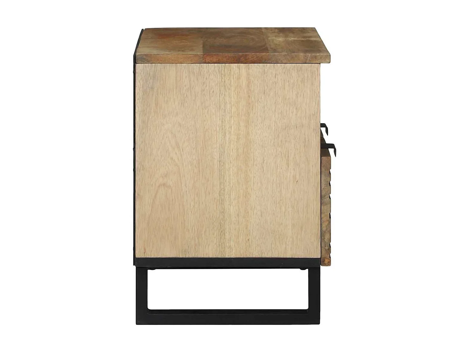 Cabinet TV Marron 70 x 33 x 46 cm bois de manguier massif